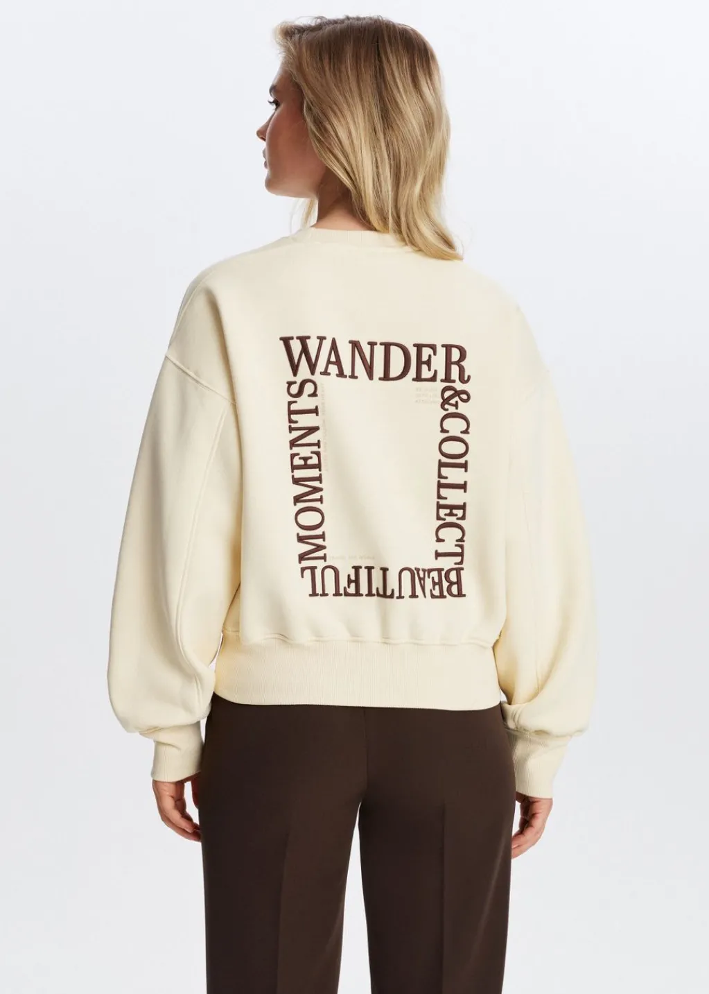 Sweaters En Hoodies<The Sting Sweater met collect print creme