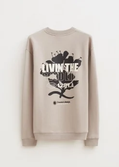 Sweaters En Hoodies<The Sting Sweater met print bloem taupe, light