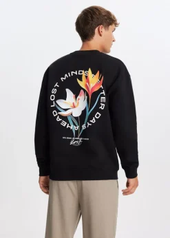 Sweaters En Hoodies<The Sting Sweater met print bloemen zwart