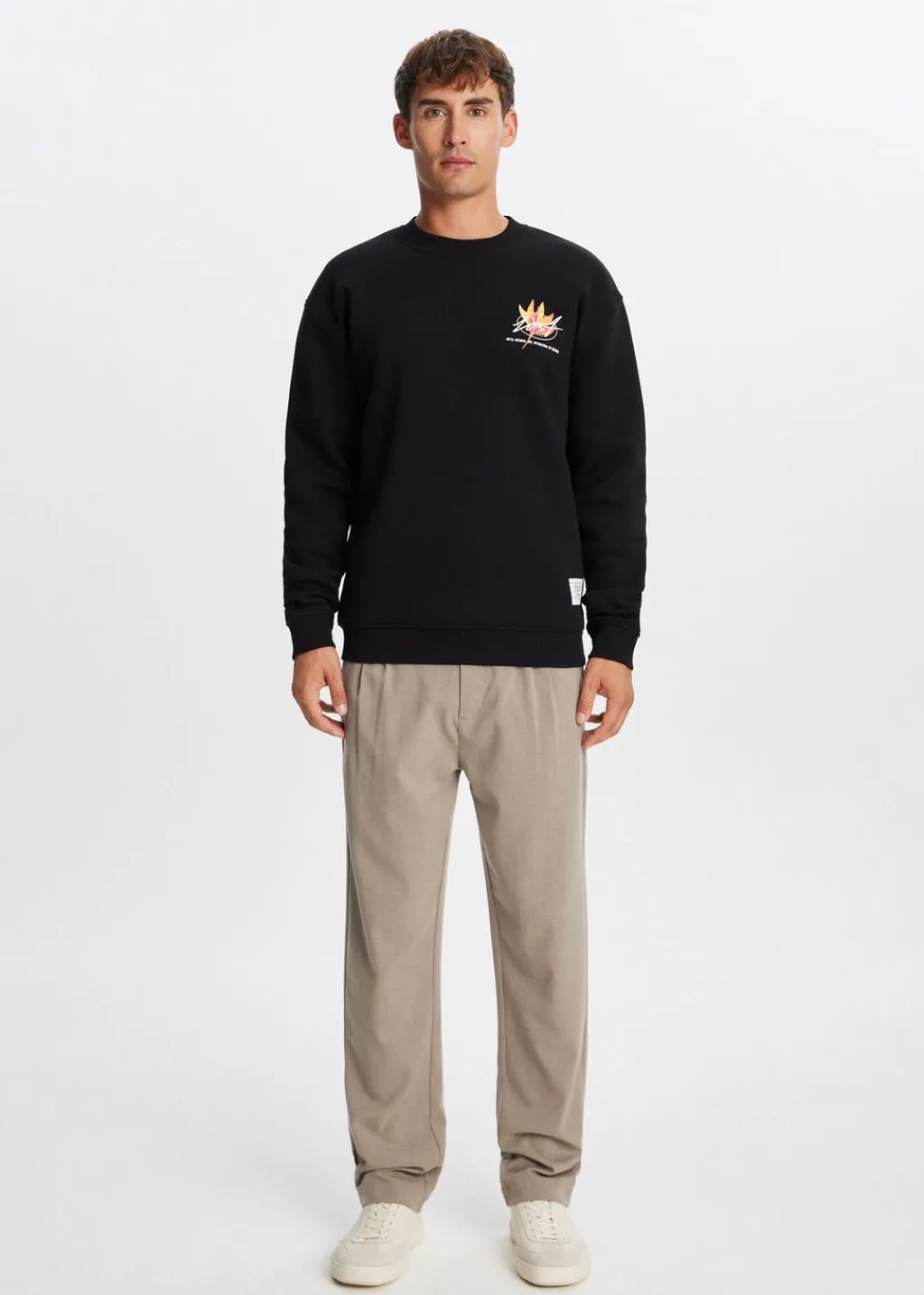 Sweaters En Hoodies<The Sting Sweater met print bloemen zwart