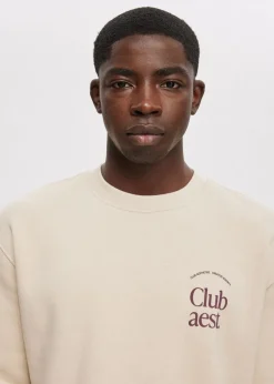 Sweaters En Hoodies<The Sting Sweater met print club lichtzand