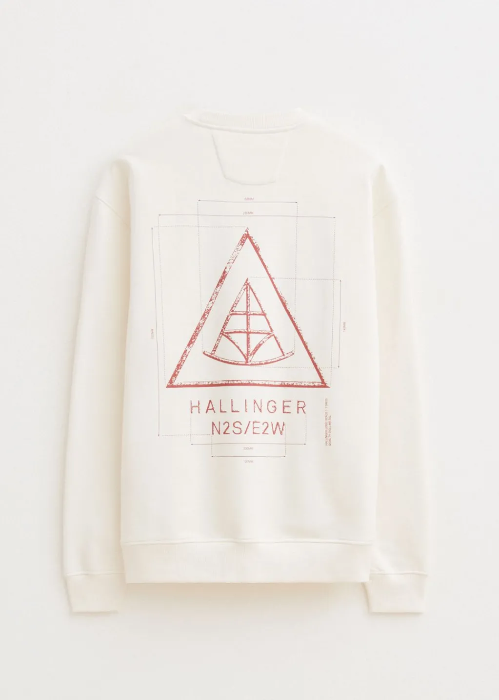 Sweaters En Hoodies<The Sting Sweater met print driehoek wit, off-white