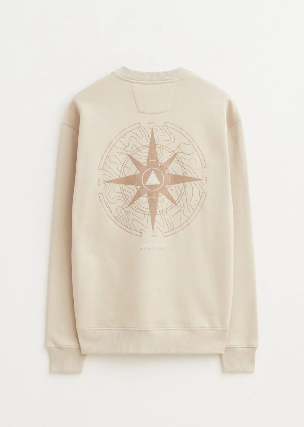 Sweaters En Hoodies<The Sting Sweater met print kompas zand