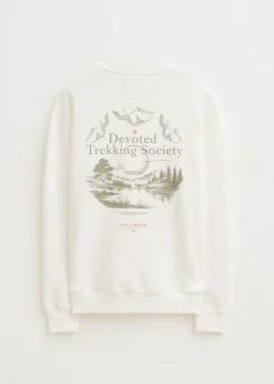Sweaters En Hoodies<The Sting Sweater met print society wit, off-white