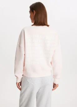 Sweaters En Hoodies<The Sting Sweater met tekstprint lichtroze