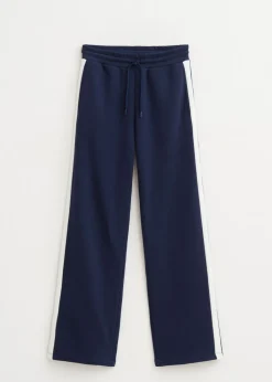 Broeken<The Sting Sweatpants met streep donkerblauw