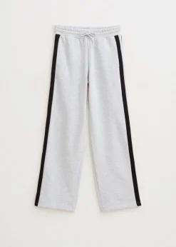 Broeken<The Sting Sweatpants met streep grijs gemêleerd