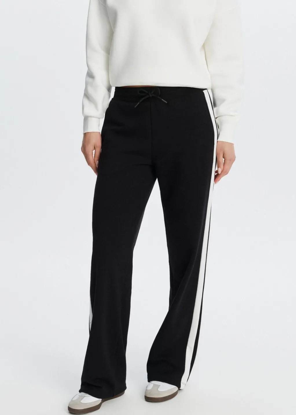 Broeken<The Sting Sweatpants met streep zwart