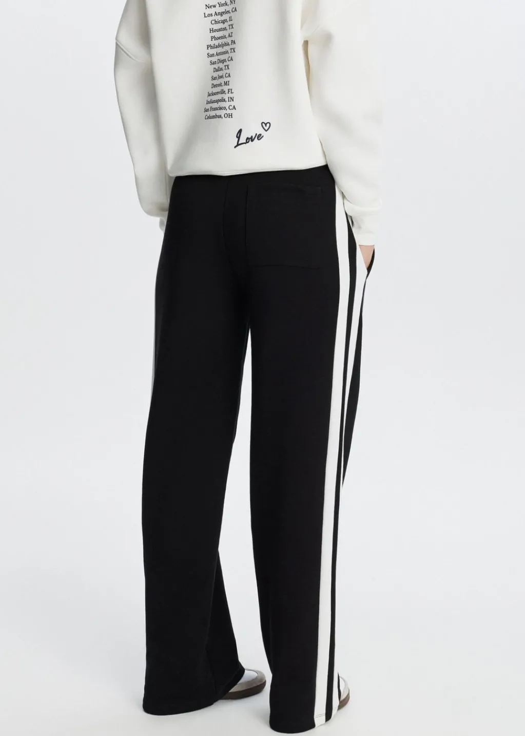 Broeken<The Sting Sweatpants met streep zwart