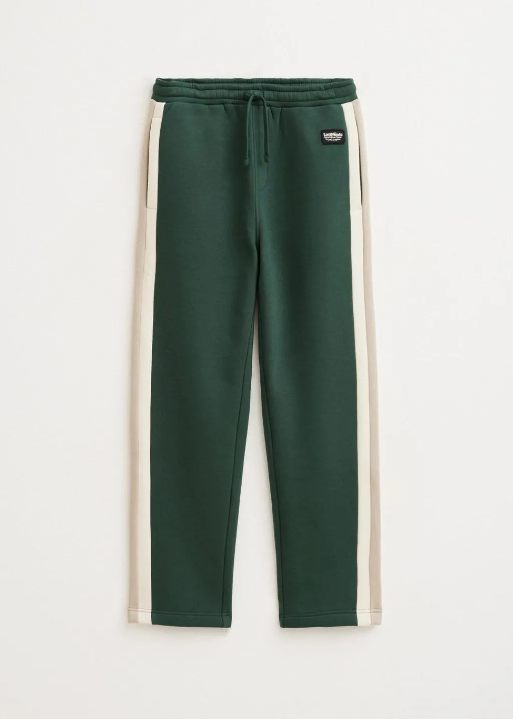 Broeken<The Sting Sweatpants met streepdetail donkergroen