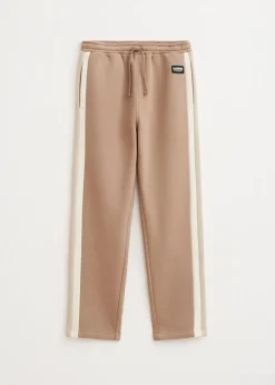 Broeken<The Sting Sweatpants met streepdetail taupe