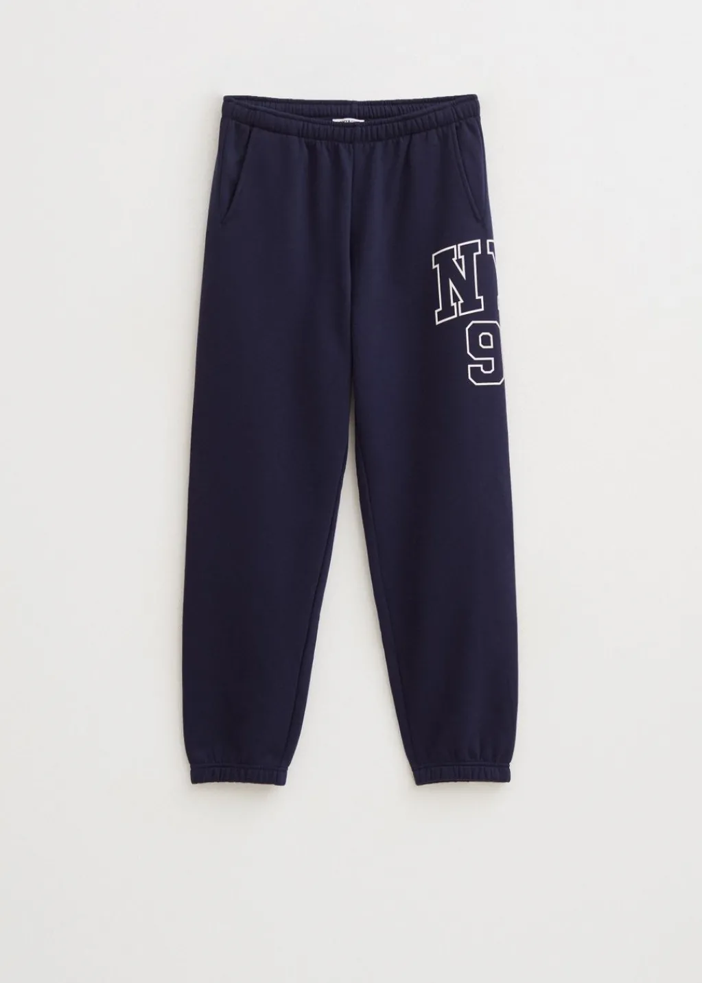 Broeken<The Sting Sweatpants met zijprint donkerblauw