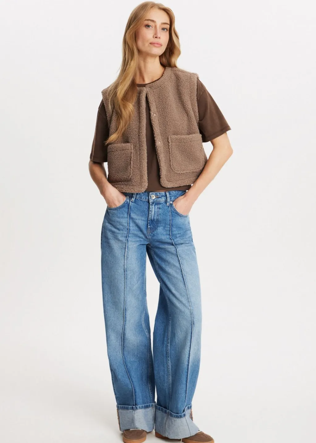 Blazers En Gilets<The Sting Teddy gilet taupe