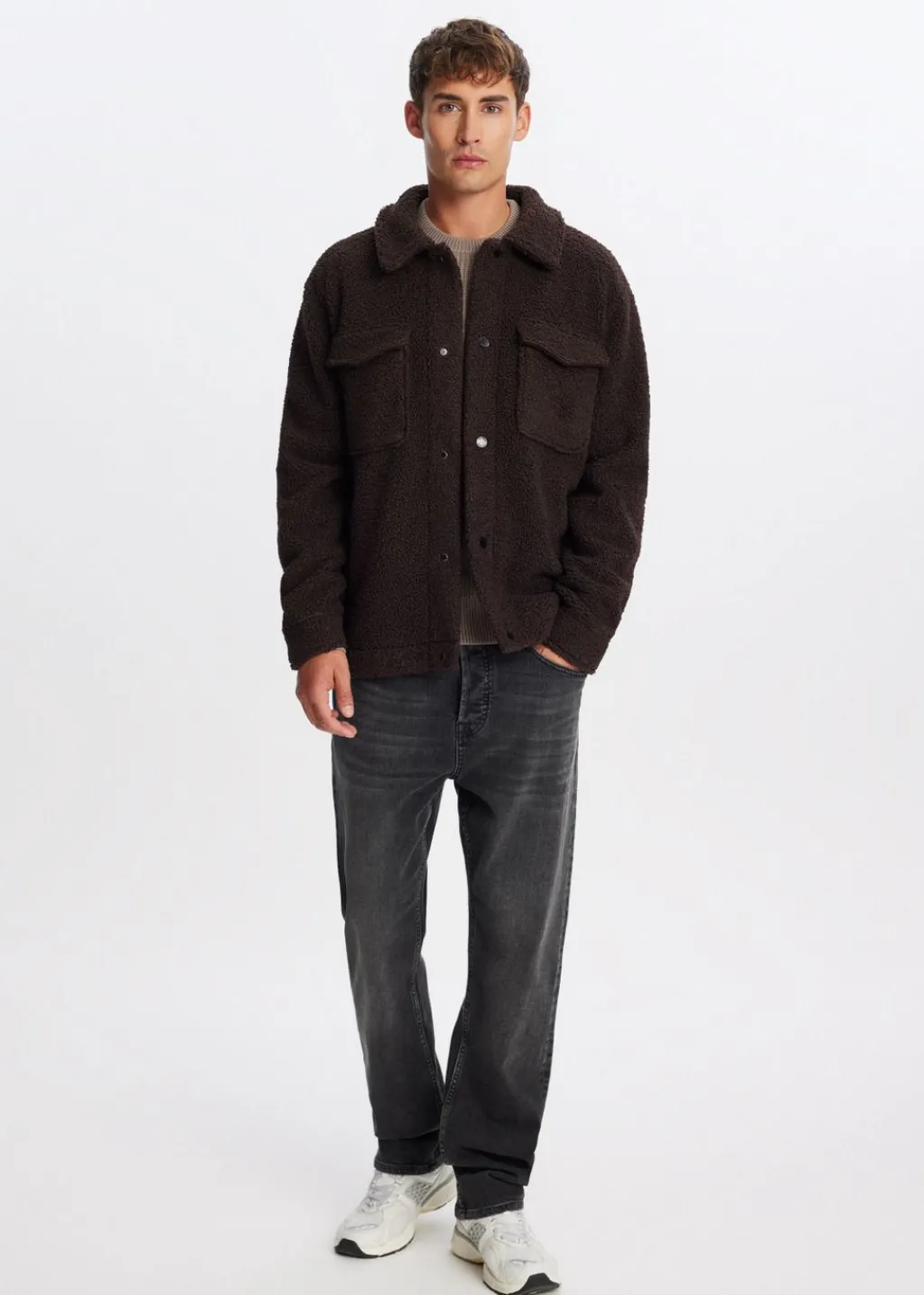 Overshirts<The Sting Teddy overshirt choco