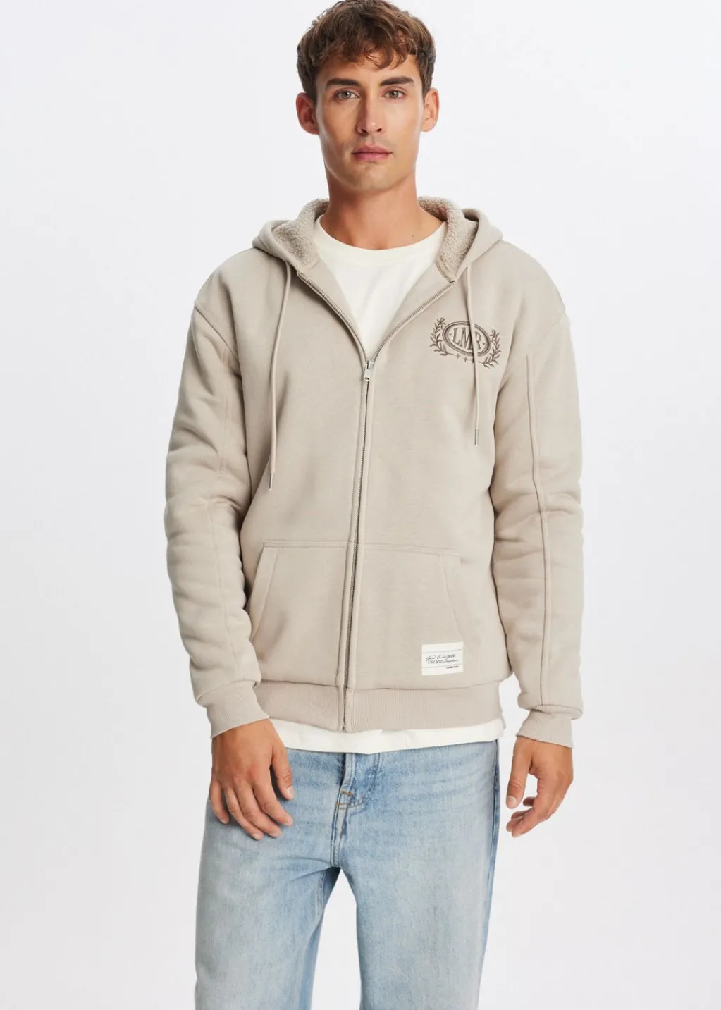 Sweaters En Hoodies|Truien En Vesten<The Sting Teddy vest nude