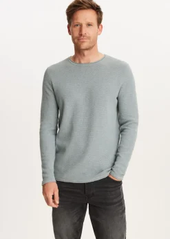 Truien En Vesten<The Sting Trui melange blauw, ijs
