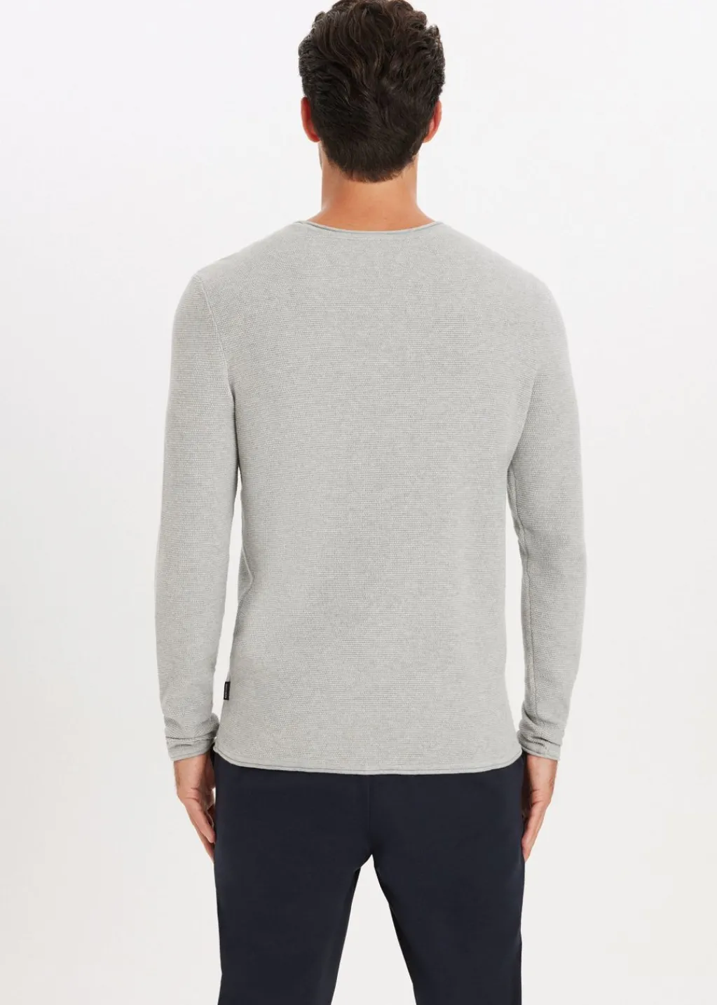 Basics|Truien En Vesten<The Sting Trui melange grijs, licht melee