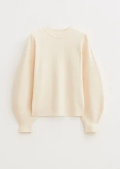 Truien En Vesten<The Sting Trui met balloon mouwen wit, off-white