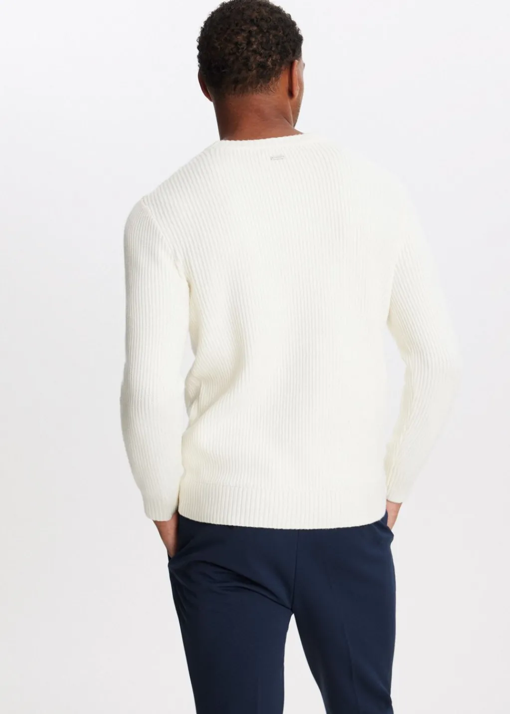 Truien En Vesten<The Sting Trui met kabelstructuur wit, off-white