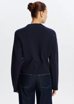 Truien En Vesten<The Sting Trui met label donkerblauw