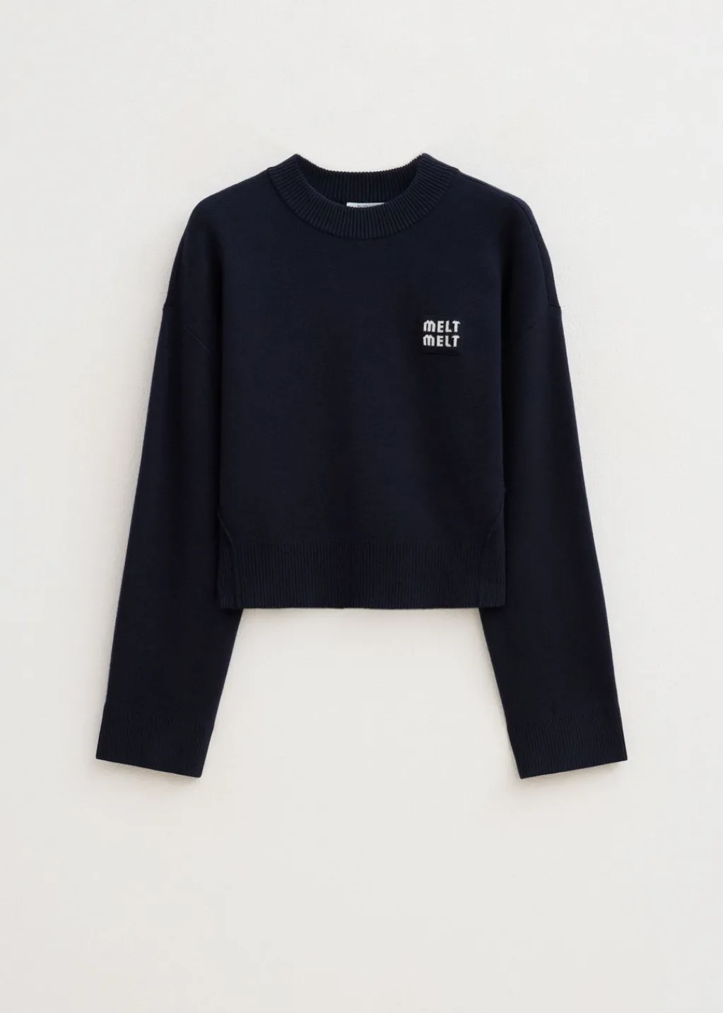 Truien En Vesten<The Sting Trui met label donkerblauw