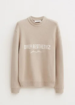 Truien En Vesten<The Sting Trui met merk taupe