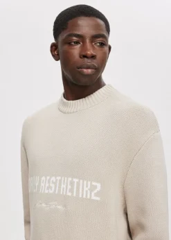Truien En Vesten<The Sting Trui met merk taupe