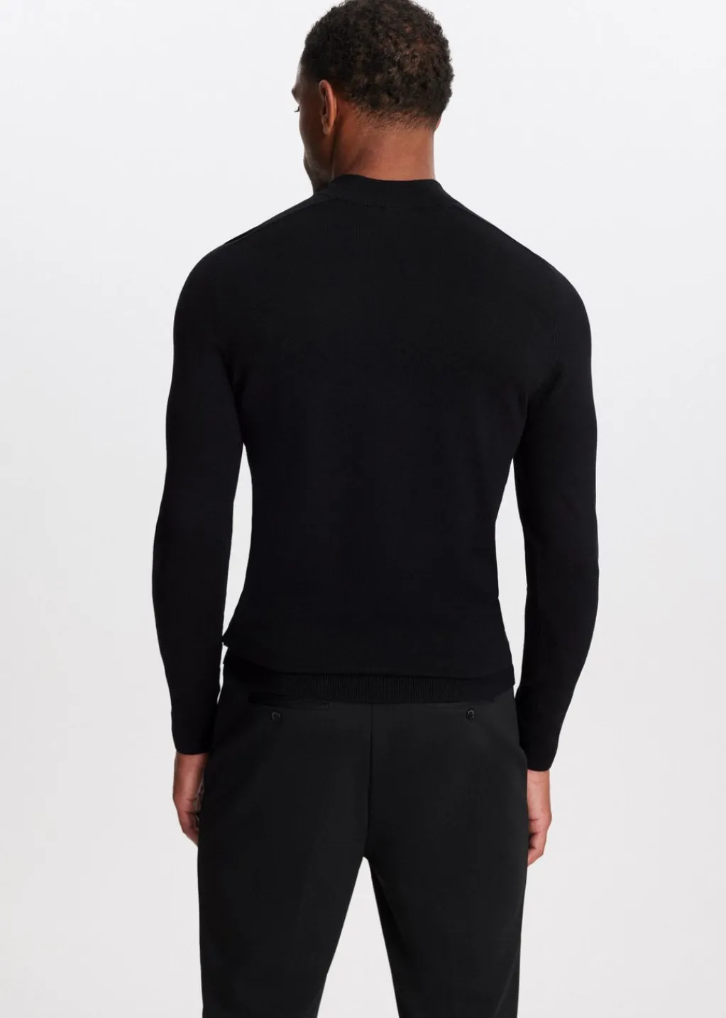 Truien En Vesten<The Sting Trui met mock-neck zwart
