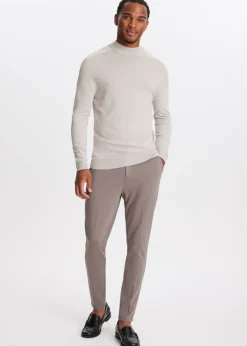 Truien En Vesten<The Sting Trui met mock-neck klei
