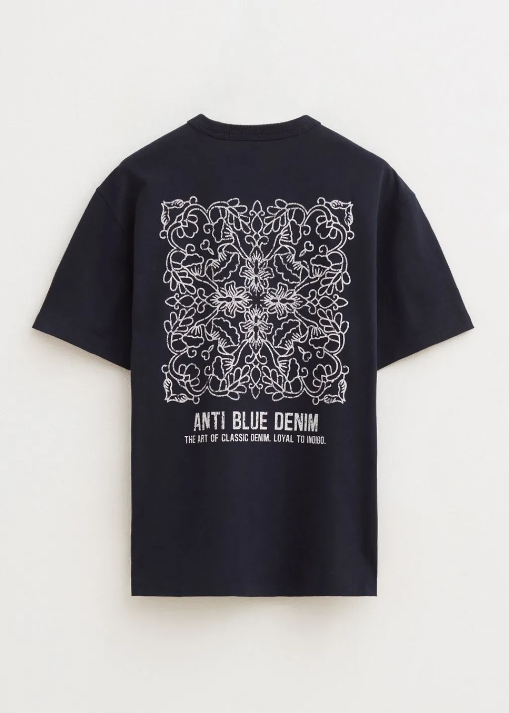 T-Shirts<The Sting T-shirt met batikprint donkerblauw
