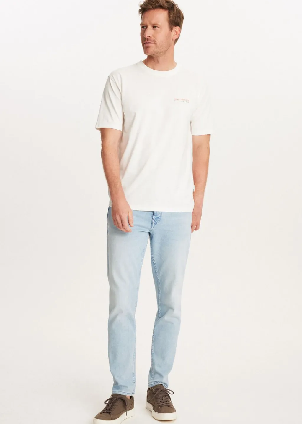 T-Shirts<The Sting T-shirt met bos print wit, off-white