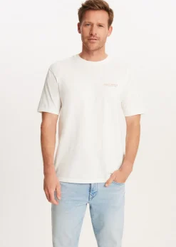 T-Shirts<The Sting T-shirt met bos print wit, off-white