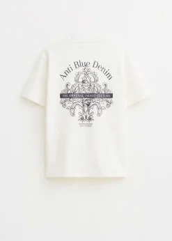 T-Shirts<The Sting T-shirt met emblem wit, off-white