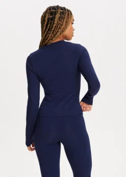 Basics|T-Shirts<The Sting T-shirt met lange mouwen donkerblauw