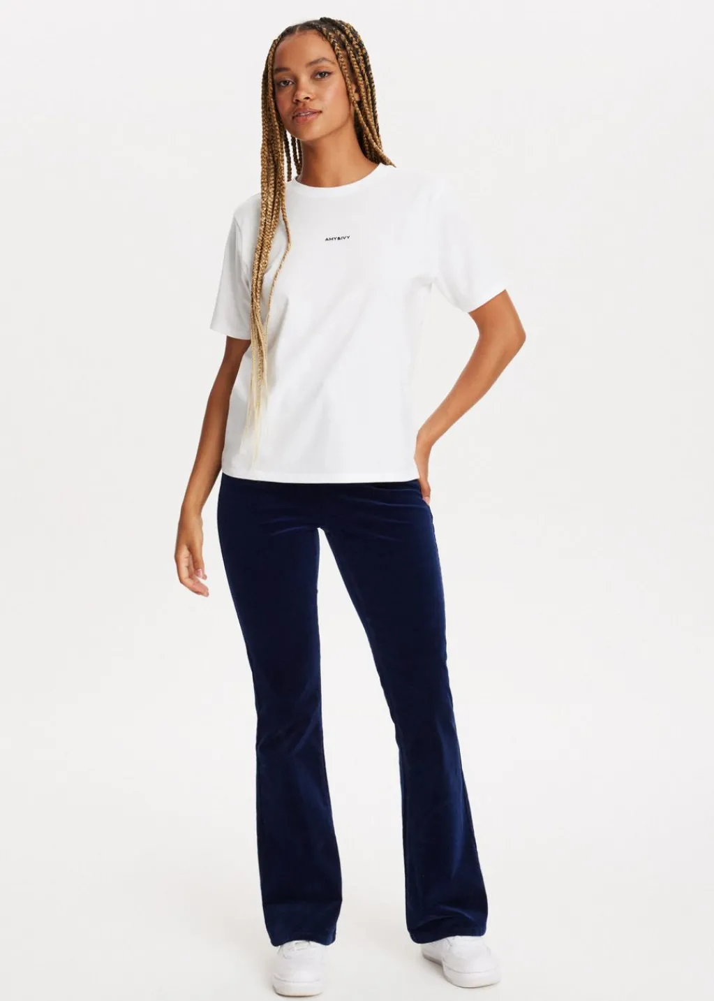 Basics|T-Shirts<The Sting T-shirt met logo wit