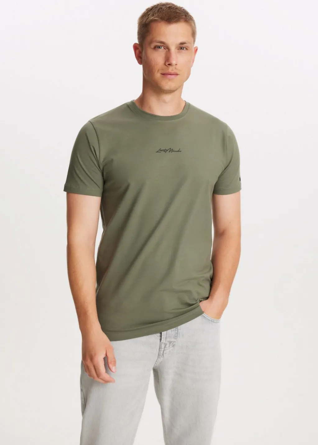 T-Shirts<The Sting T-shirt met merk logo groen, olijf