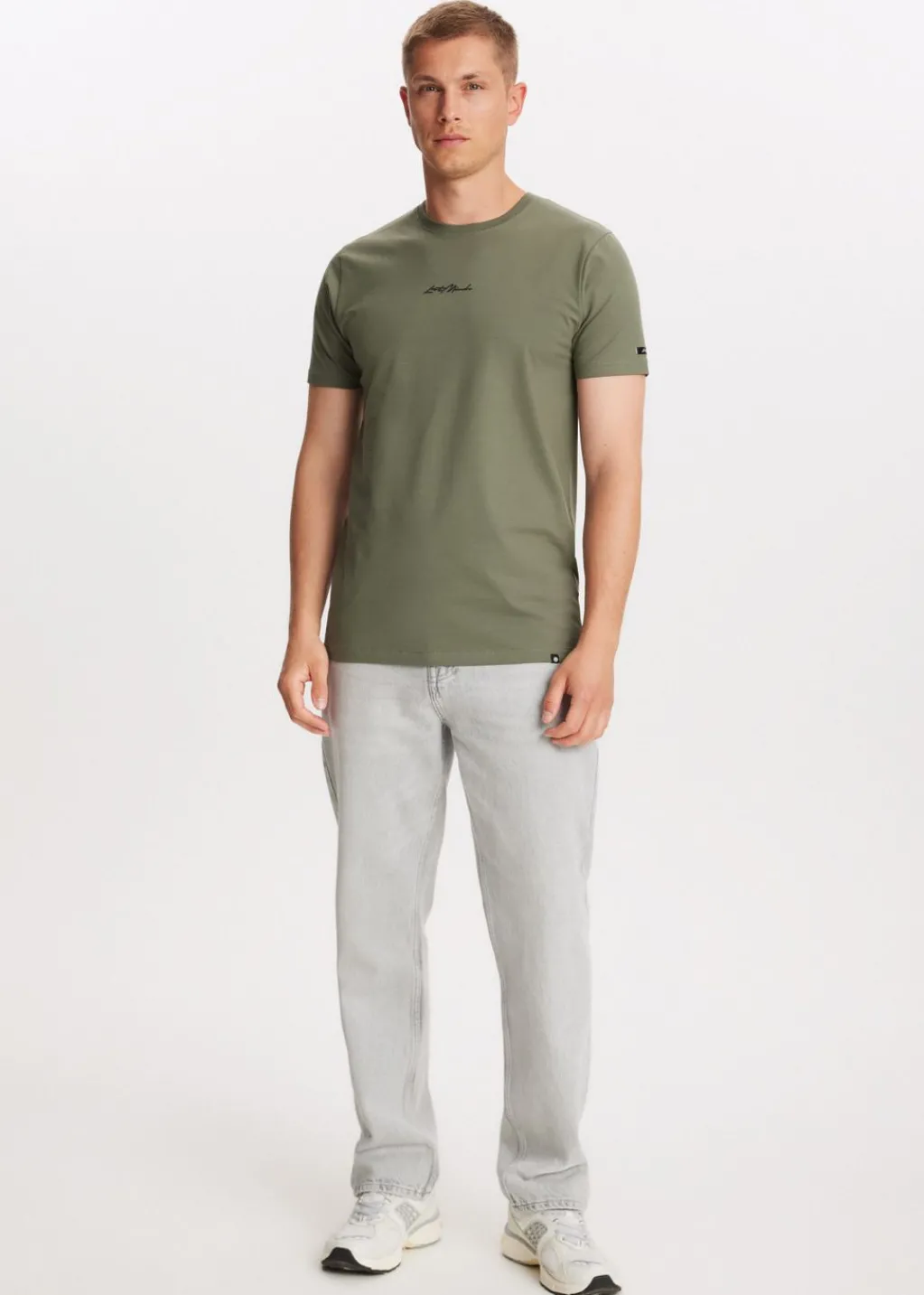 T-Shirts<The Sting T-shirt met merk logo groen, olijf