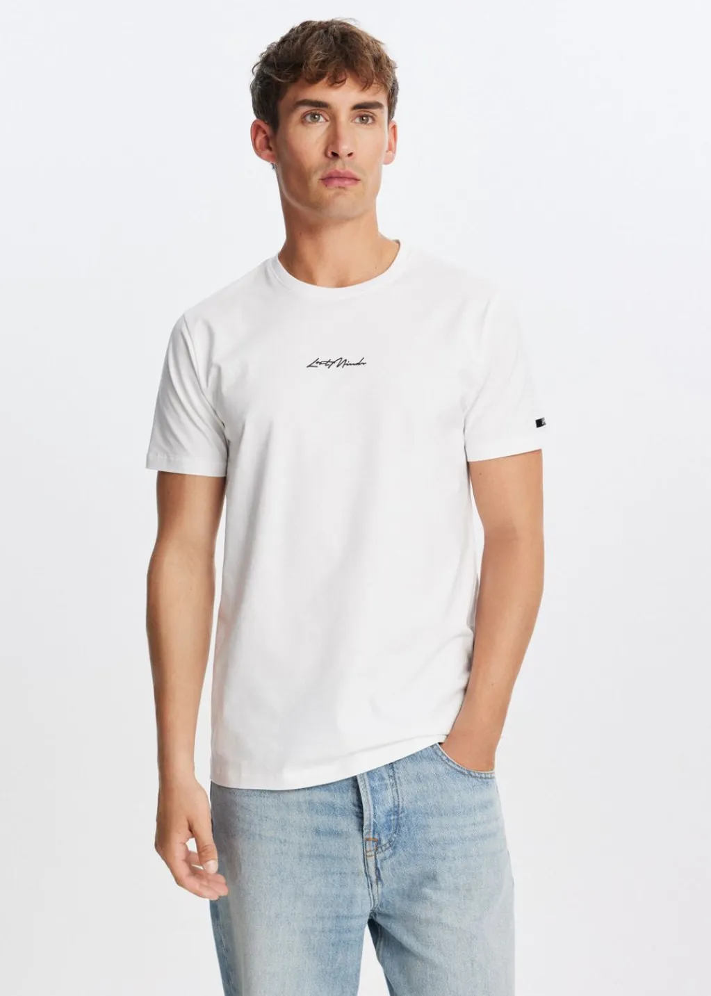 T-Shirts<The Sting T-shirt met merk logo wit