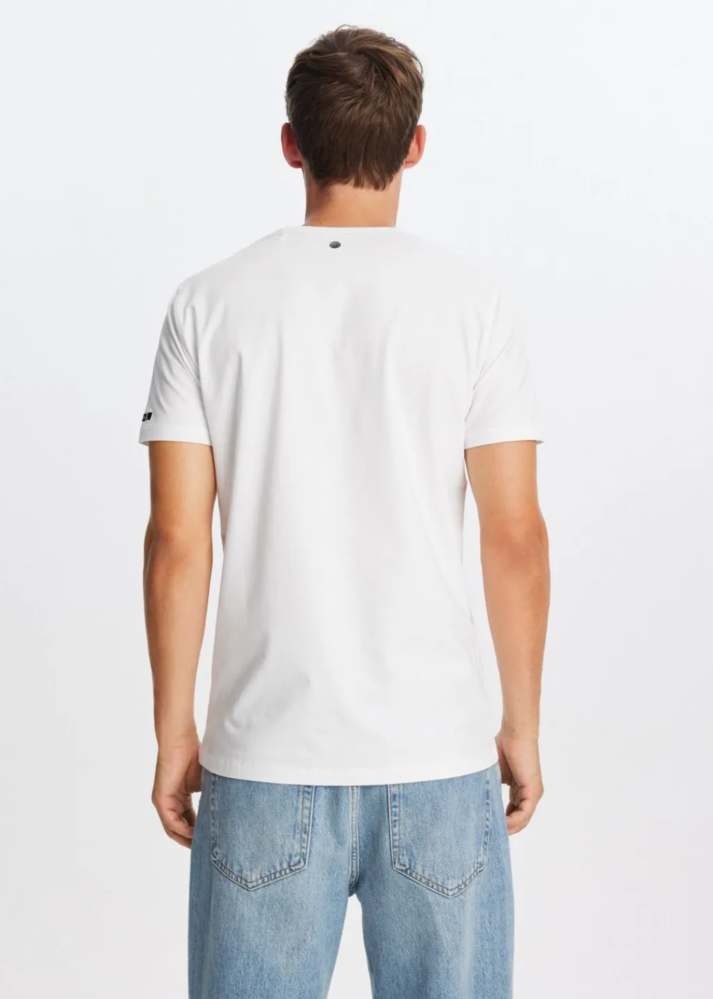 T-Shirts<The Sting T-shirt met merk logo wit