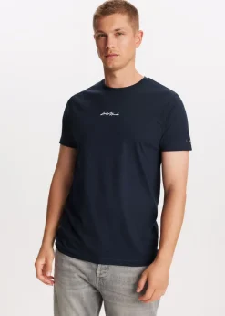 T-Shirts<The Sting T-shirt met merk logo donkerblauw