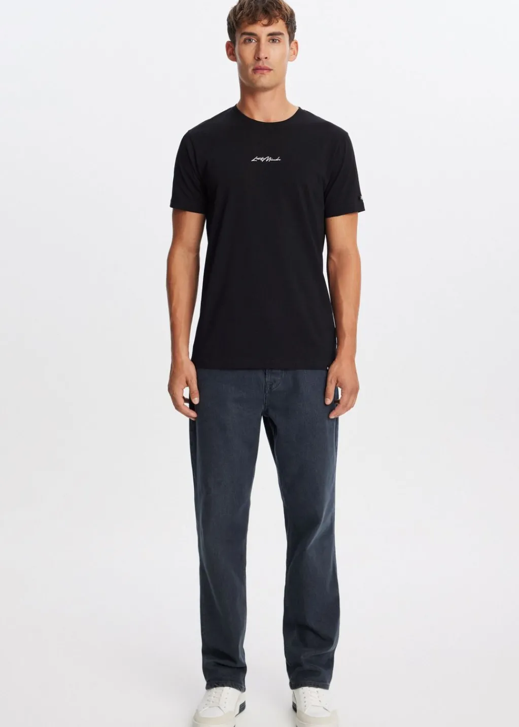 T-Shirts<The Sting T-shirt met merk logo zwart