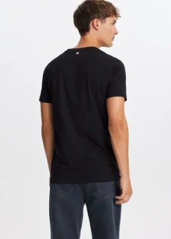 T-Shirts<The Sting T-shirt met merk logo zwart