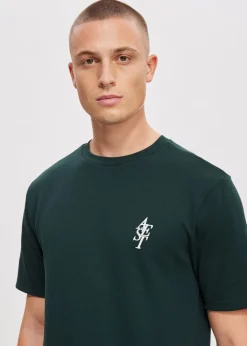 T-Shirts<The Sting T-shirt met merk logo petrol