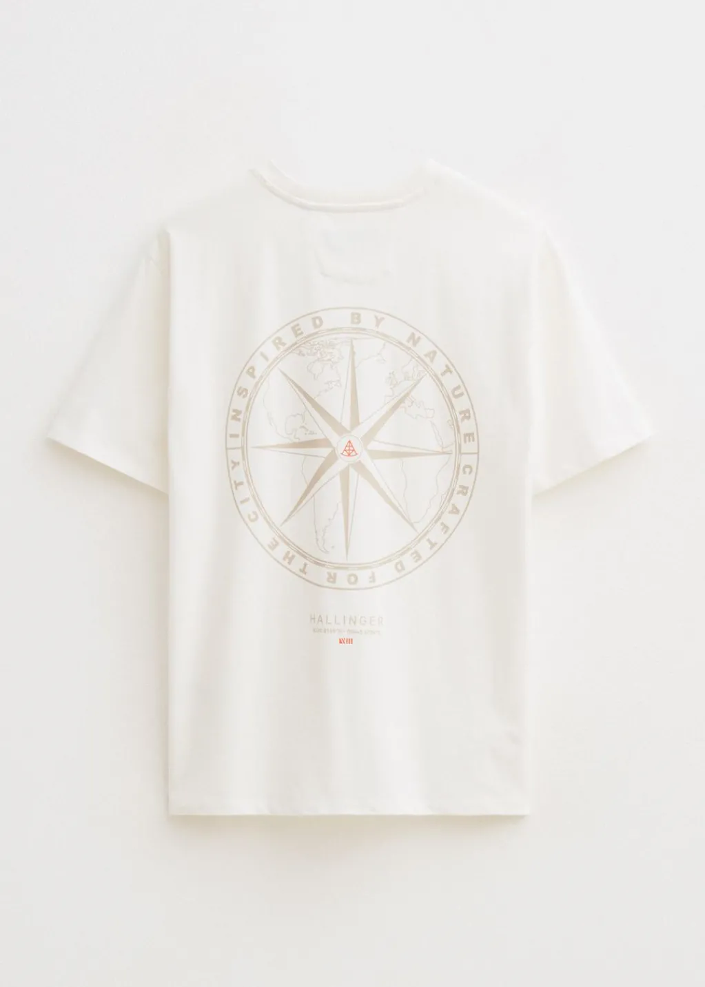 T-Shirts<The Sting T-shirt met print kompas wit, off-white