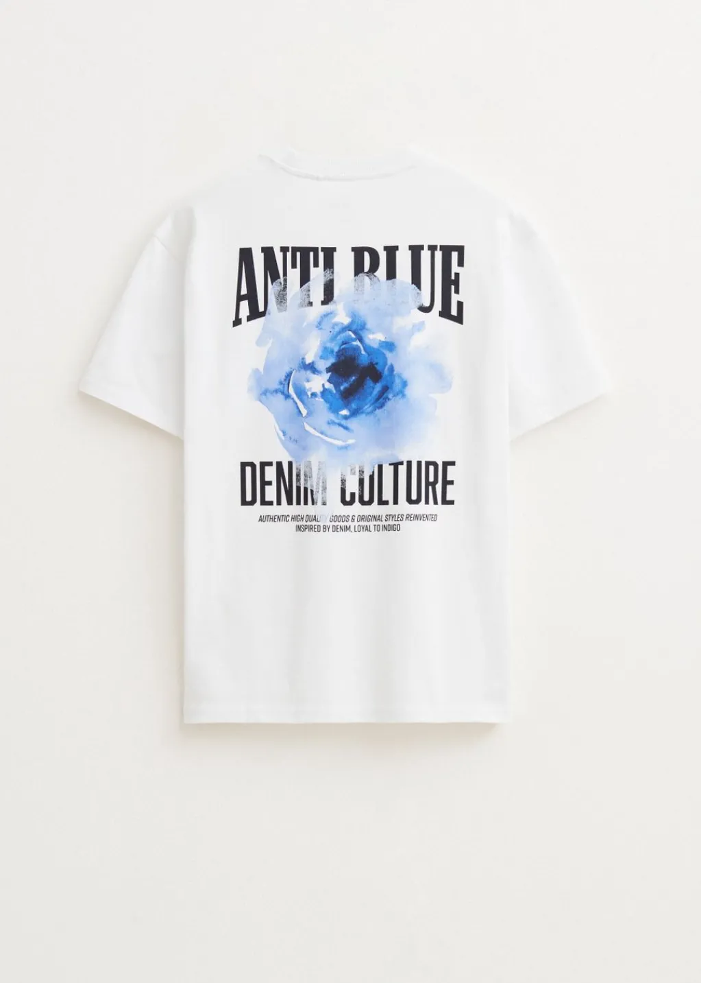 T-Shirts<The Sting T-shirt met tekst en bloem wit