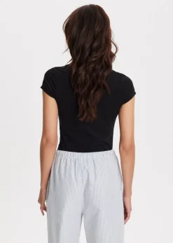 T-Shirts|Basics<The Sting T-shirt zacht zwart