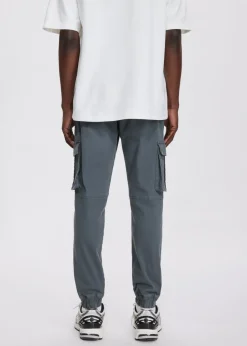 Broeken<The Sting Twill cargobroek donkergrijs