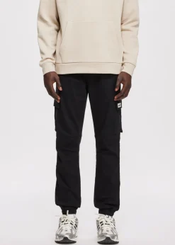 Broeken<The Sting Twill cargobroek zwart