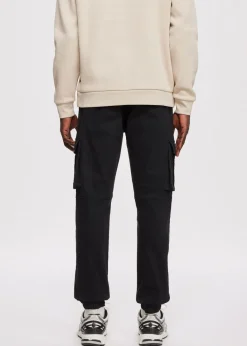 Broeken<The Sting Twill cargobroek zwart