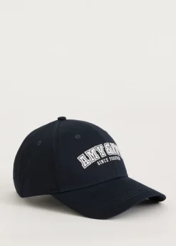 Petten<The Sting Twill pet met Amy print donkerblauw
